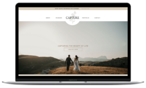 Capture Photography Business Showit Template