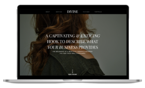 Showit Small Business Template Web Design